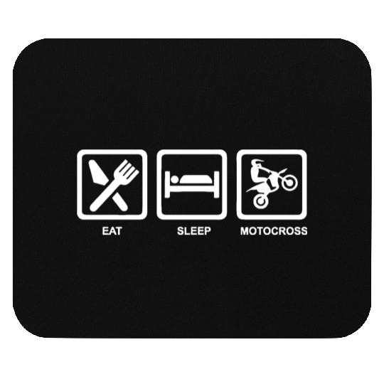 EAT SLEEP MOTOCROSS Mouse Pads