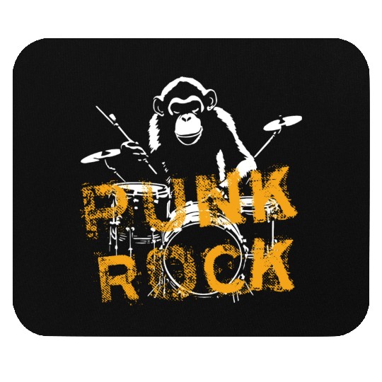 MONKEY PUNK ROCK Mouse Pads