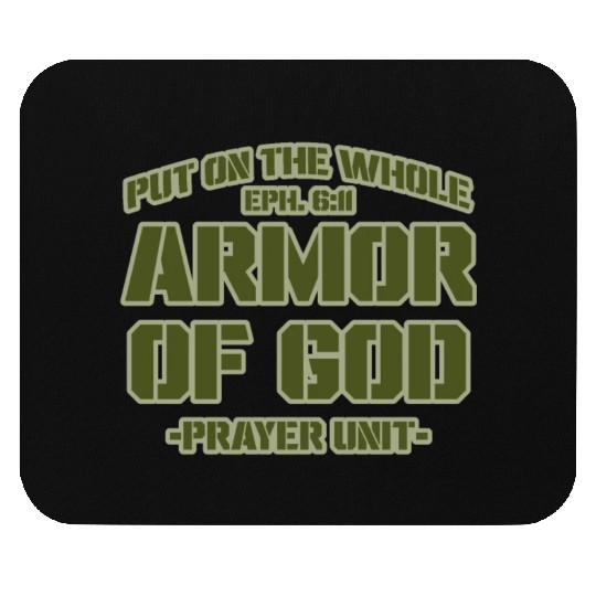 Put On The Whole Armor Of God Prayer warrior Mouse Pads
