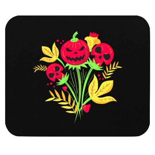 Halloween Pumpkin plant funny Mouse Pads