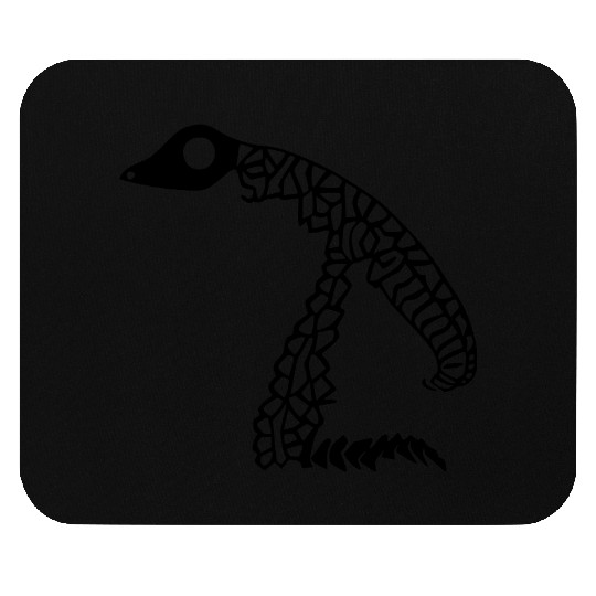 abstract tribal reptile skeleton vector Mouse Pads