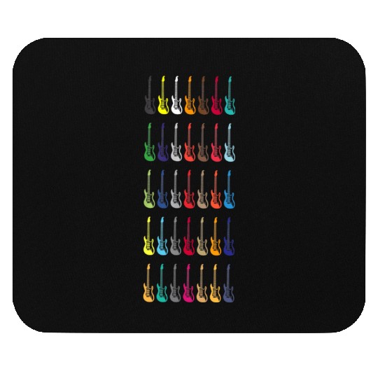 Electric Guitar Guitar Player Instrument Mouse Pads