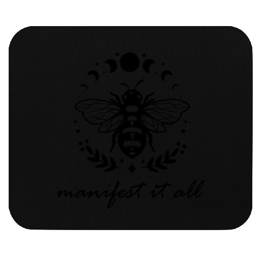 Manifest It All Moon Phase Manifestation ritual Mouse Pads