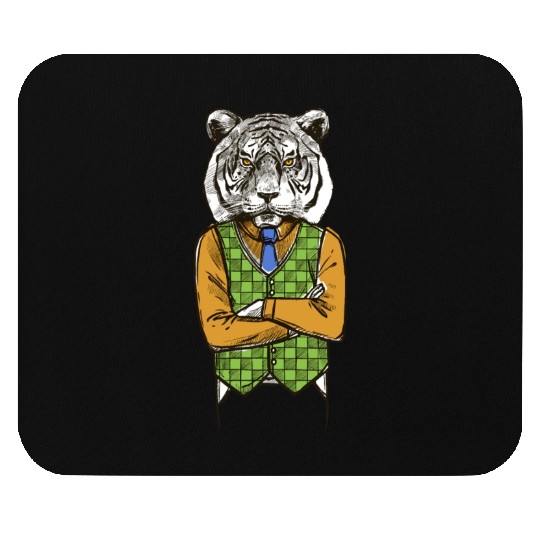 Tiger Wearing classic Mouse Pads
