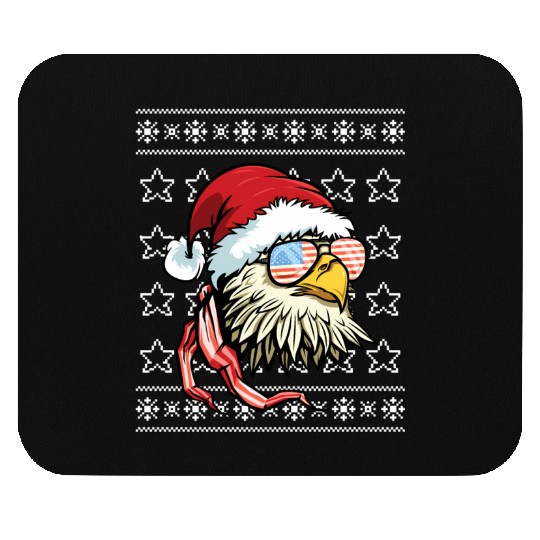 Ugly Usa Flag Bald Eagle Mouse Pads