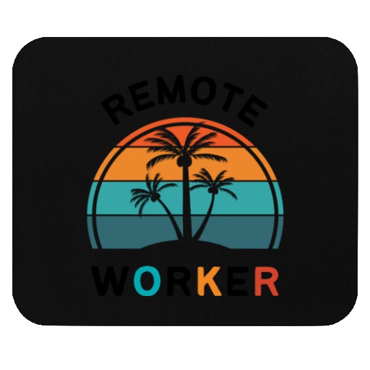 Digital nomad = Remote worker Mouse Pads