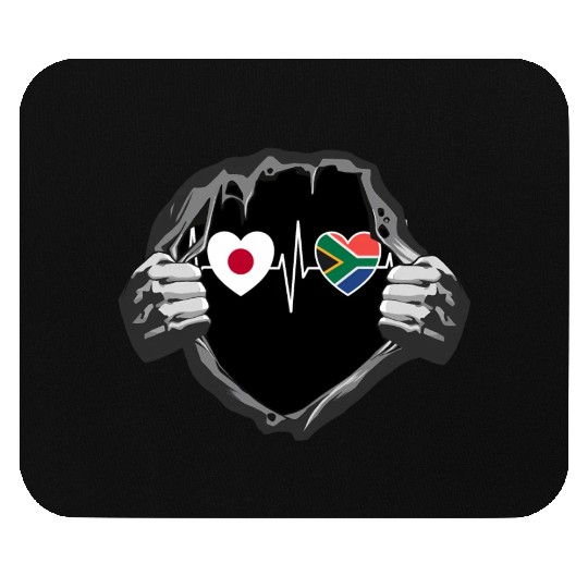 Japan And South Africa South African Flag Mouse Pads