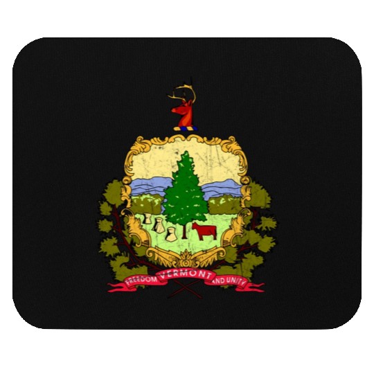 Vermont Flag State Vintage Mouse Pads
