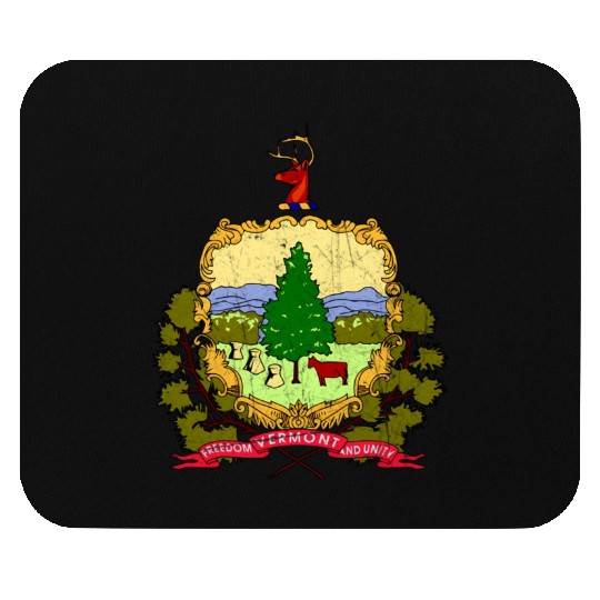 Vermont Flag State Vintage Mouse Pads