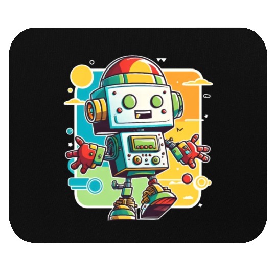 Robot Robotics Science Cute Humorous Technology Mouse Pads