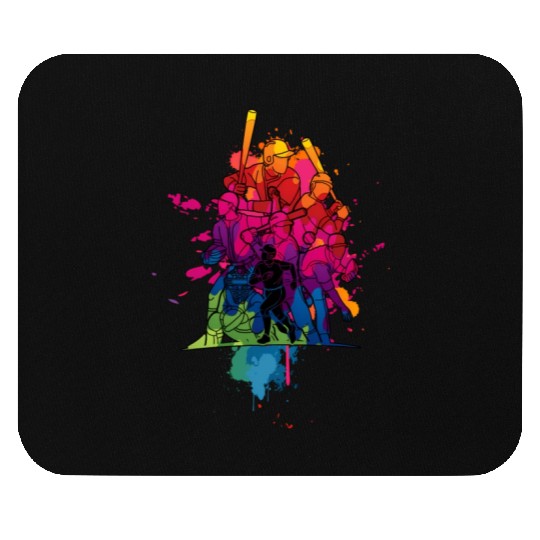 Baseball Catcher Pitcher Batter Tees For Youth Mouse Pads