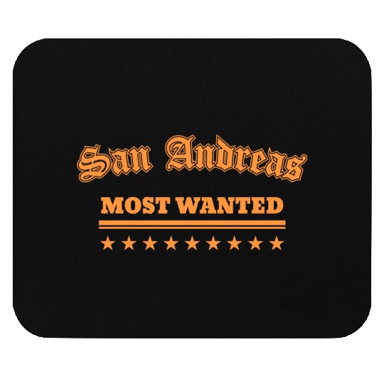 Gta San Andreas Most Wanted Retro Mouse Pads