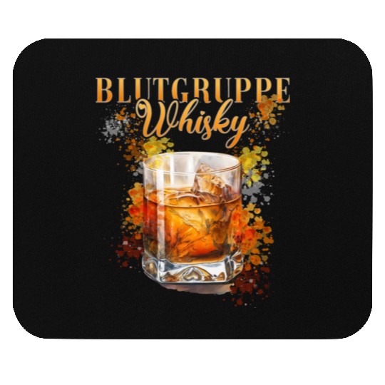 Blutgruppe Whisky Cocktail for Bartender Mouse Pads