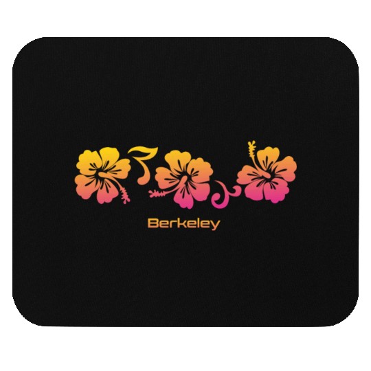 Berkeley California Hibiscus Souvenir Vacation Mouse Pads