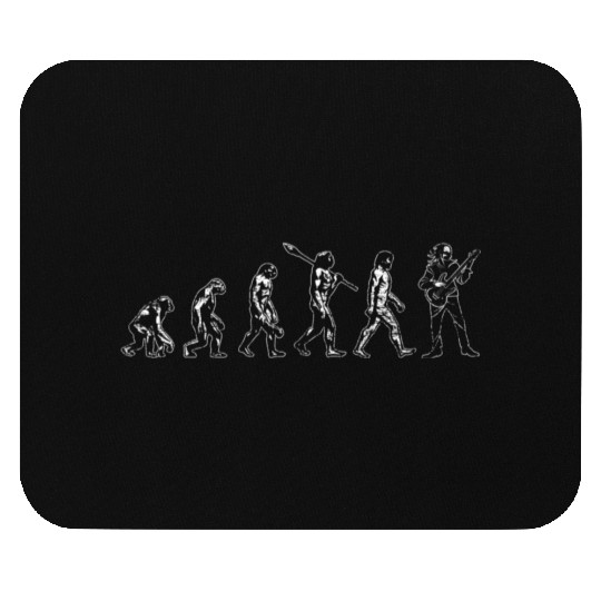 Guitar-Player Evolution Guitar Mouse Pads