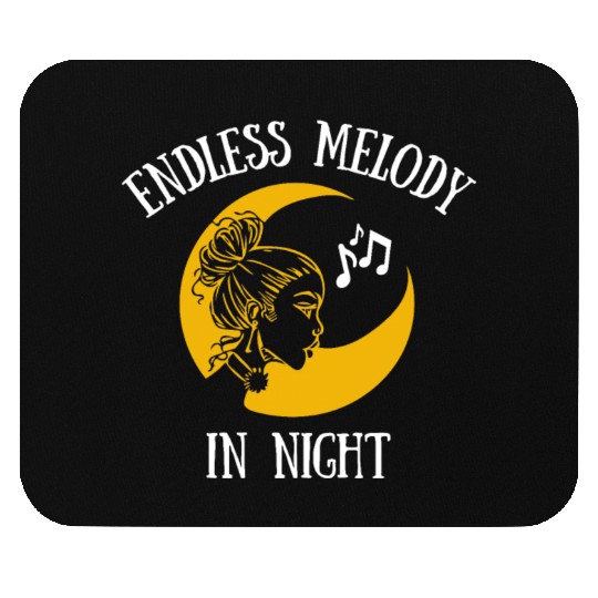 Endless Melody in Night Mouse Pads