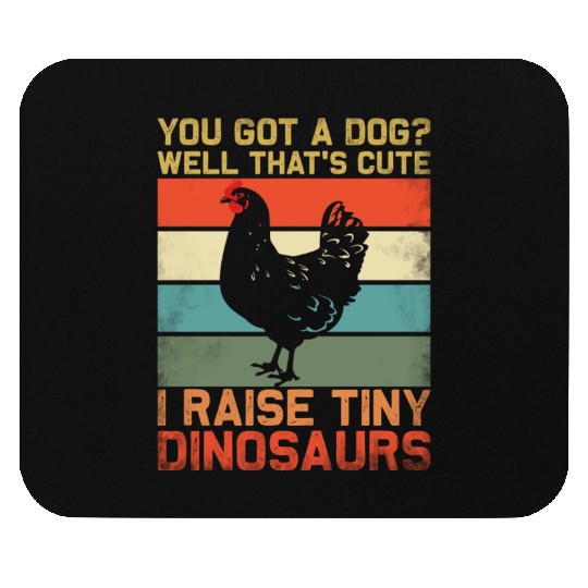 Farmer Design Got A Chickens Dinosaur Mouse Pads