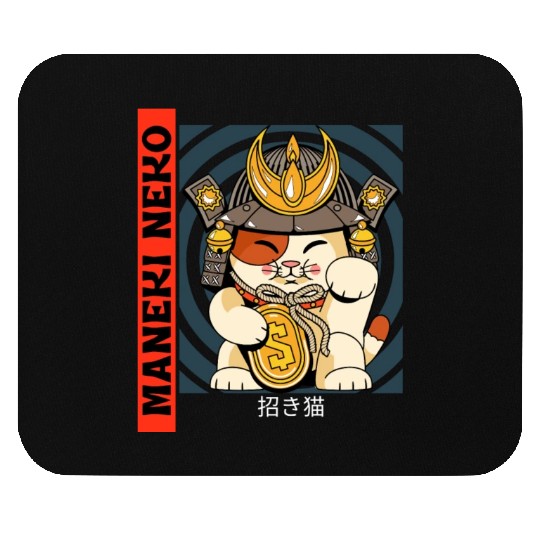 Adorable Maneki Neko Cat Mouse Pads