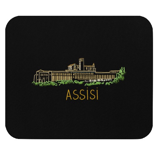 Assisi City Italy Souvenir For Mouse Pads