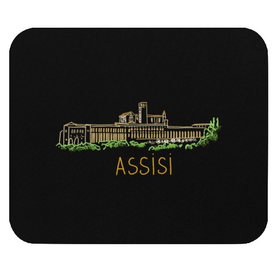 Assisi City Italy Souvenir For Mouse Pads