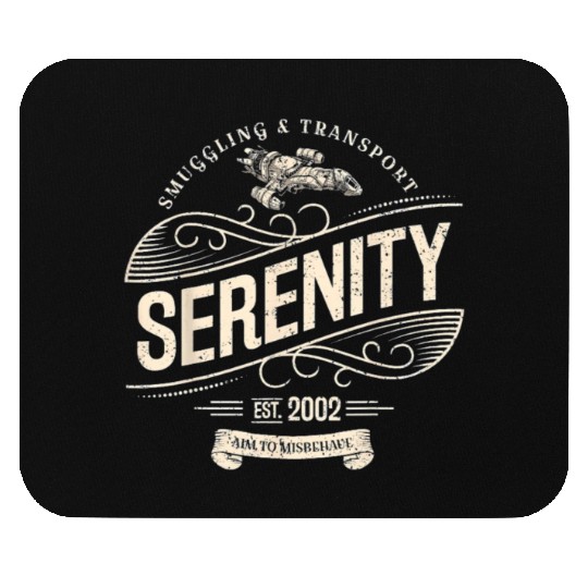 Vintage Serenity Sgling And Transport Firefly Mouse Pads