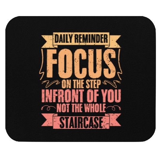 Daily Reminder Vintage Retro Affirmation A Mouse Pads