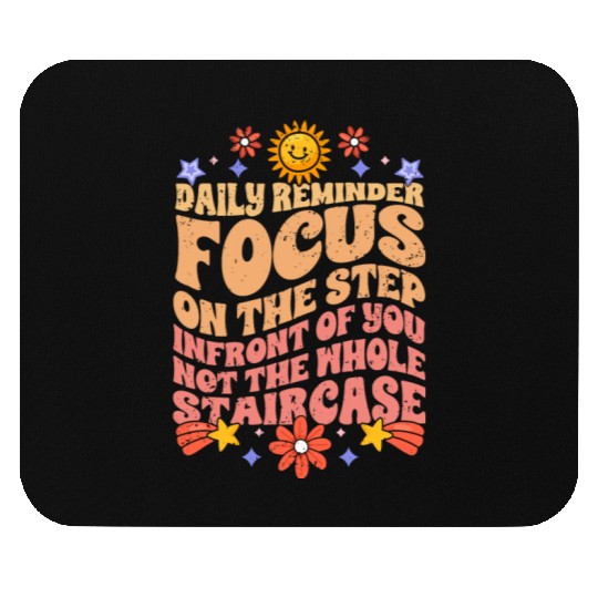 Groovy Daily Reminder Positive Affirmation Mouse Pads