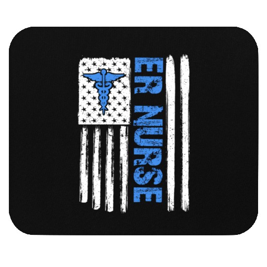 Er Nurse Emergency Room Nurse Mouse Pads