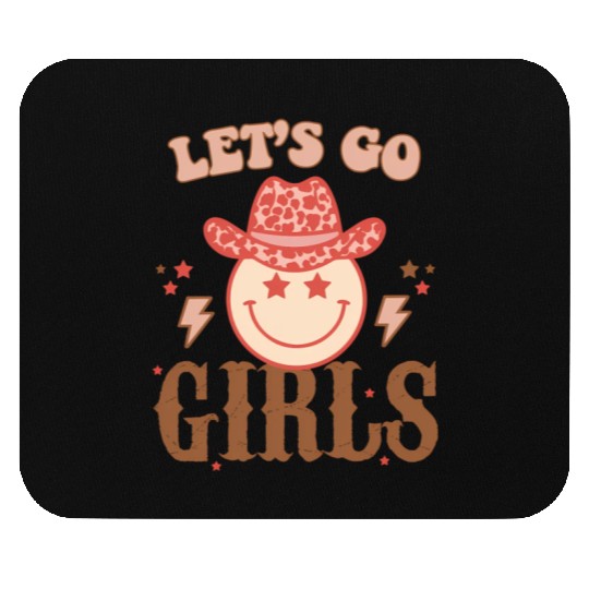 Let'S Go Cowgirl Boot Cory Western Southern Mouse Pads