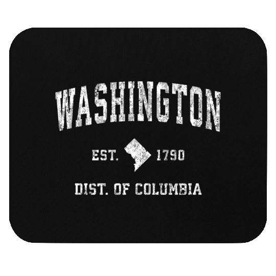 Washington Dc Athletic Sports Mouse Pads
