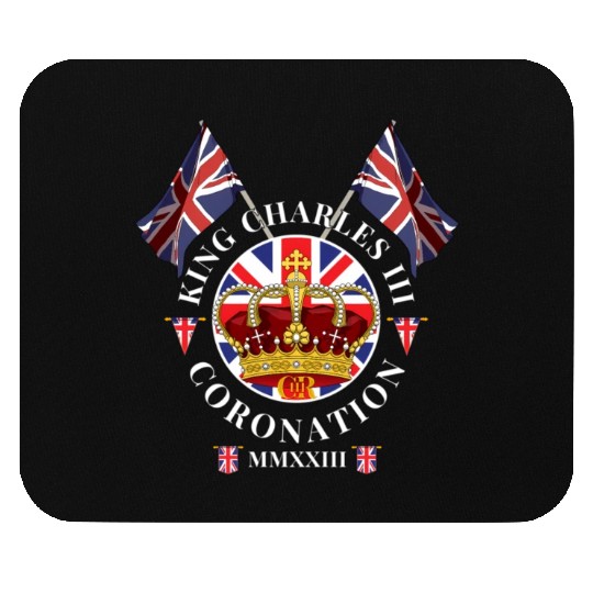 King Charles Iii British Monarch Royal Coronation Mouse Pads