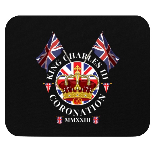 King Charles Iii British Monarch Royal Coronation Mouse Pads