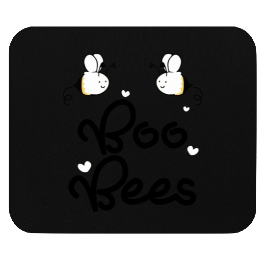 boo bees green Mouse Pads