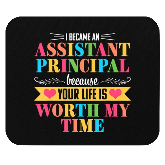Assistant Principal Cute Appreciation Back to Mouse Pads