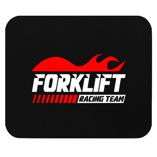 Forklift Racing Team Mouse Pads