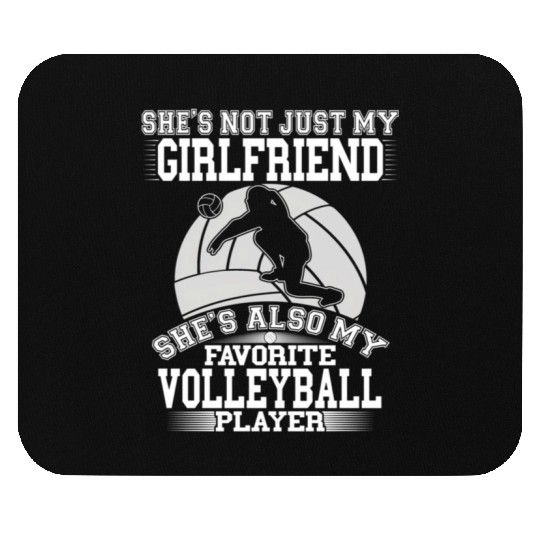 Friend Is My Favorite Volleyball Player Sportfrien Mouse Pads