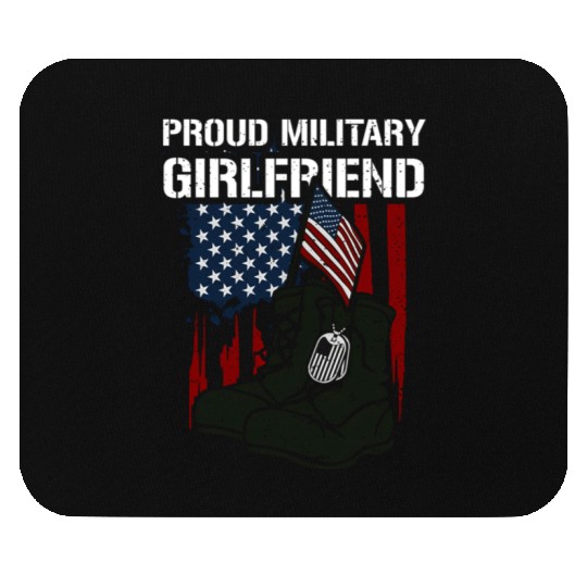 Friend Proud Military Friend Memorial Day Mouse Pads