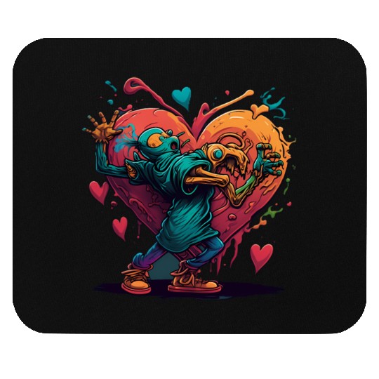 Loser He Dripg Dunk Low Orange Black Mouse Pads