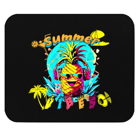 Summer Vibes Pineapple Party Mouse Pads