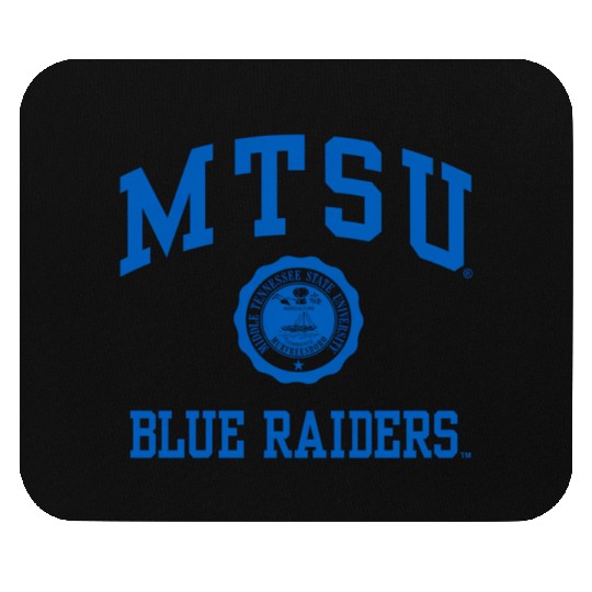Middle Tennessee State Blue Raiders Seal Logo Mouse Pads