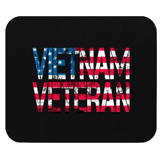 Vietnam Veteran Us Flag Vietnam Vets Mouse Pads