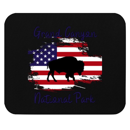 grand canyon national park buffalo Mouse Pads gifts