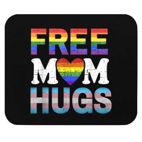 Free Mom Hugs LGBT Pride Free Brother Hugs Mouse Pads