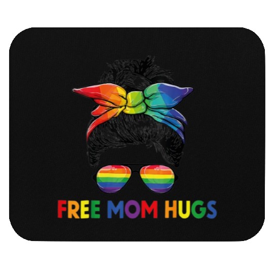 Free Mom Hugs LGBT Pride Free Brother Hugs Mouse Pads