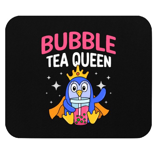 Bubble Tea Queen Boba Tea Drinker Korean Drink Mouse Pads
