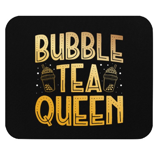 Bubble Tea Queen Boba Tea Drinker Korean Drink Mouse Pads