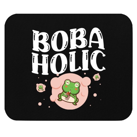 Bobaholic Bubble Tea Lover Boba Tea Drinker Korean Mouse Pads
