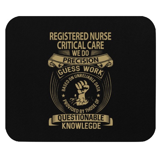 Registered Nurse Critical Care Mouse Pads - We Do Pre