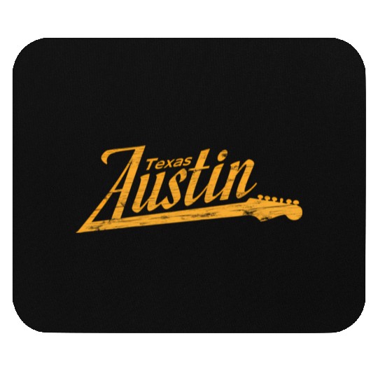 Austin Texas Guitar Neck Mouse Pads
