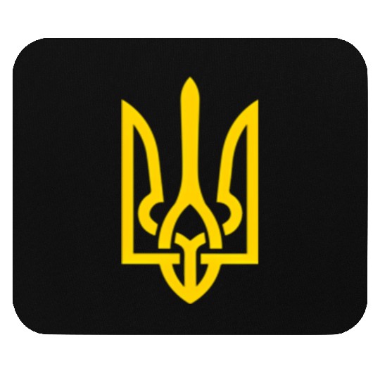 Ukraine Trident Symbol Middle Ukrainian Zeleny Mouse Pads